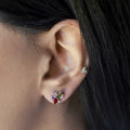 Alizia Colourful Small Butterfly Earrings