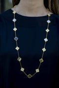 Alizia 2 Colour Cloves Necklace