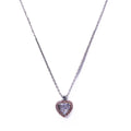 Alizia Heart Halo Thick Necklace