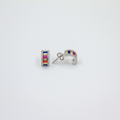 Alizia Colourful Bagutte Huggie Hooped Earrings