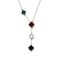 Alizia 4 Colour Hanging Cloves Short Necklace