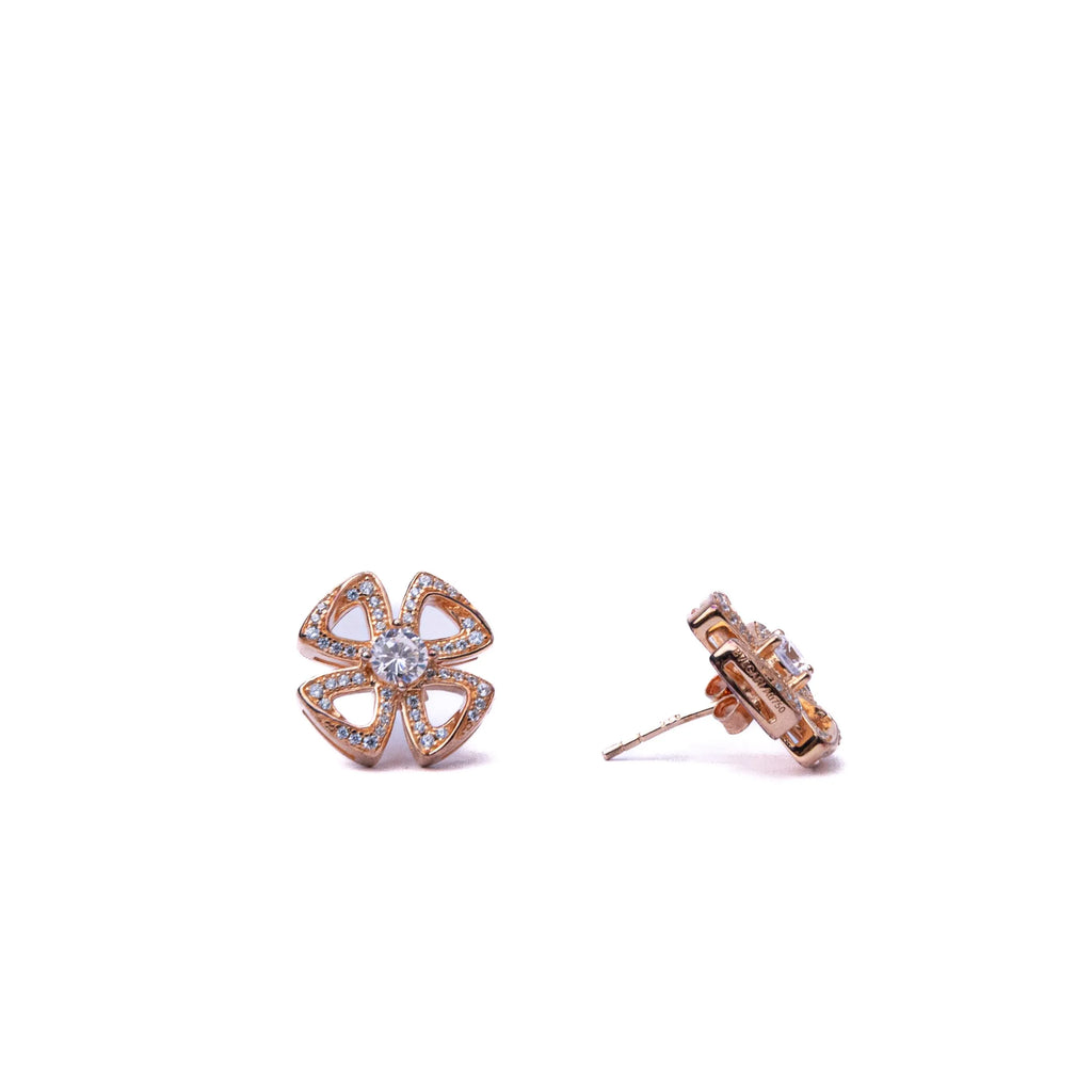Alizia Deconstrcuted Double Bow Stud Earrings