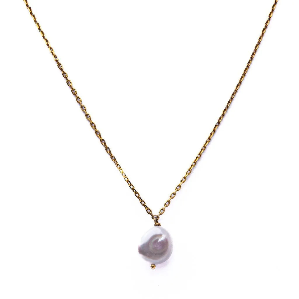 Alizia Broque Pearl Short Necklace