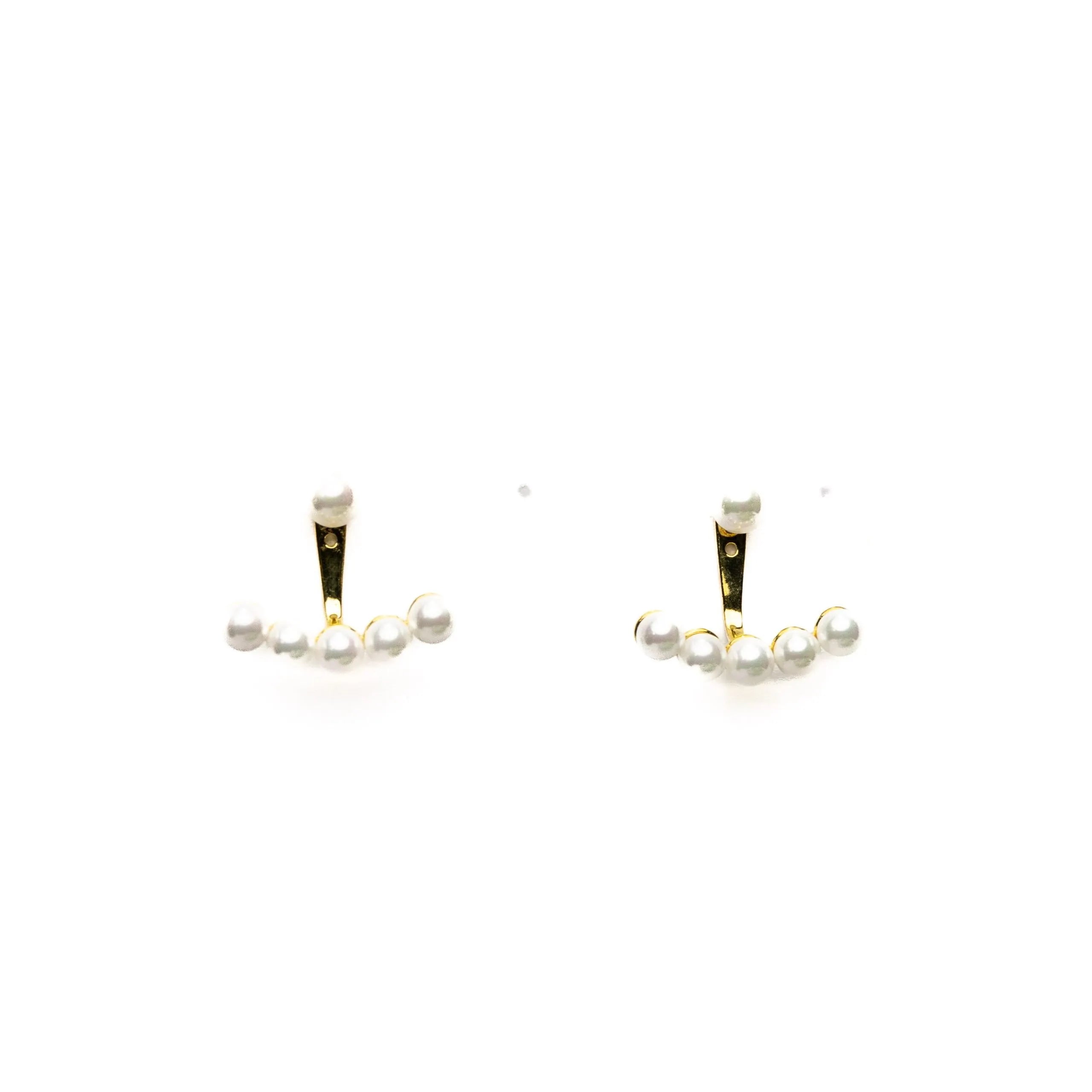 Alizia Pearl Jacket Drop Earrings