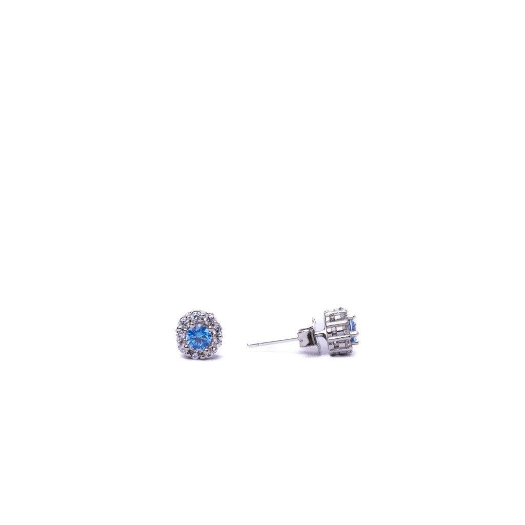 Alizia Halo Full Stud Earrings