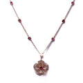 Alizia Exotic Flowers Short Necklace