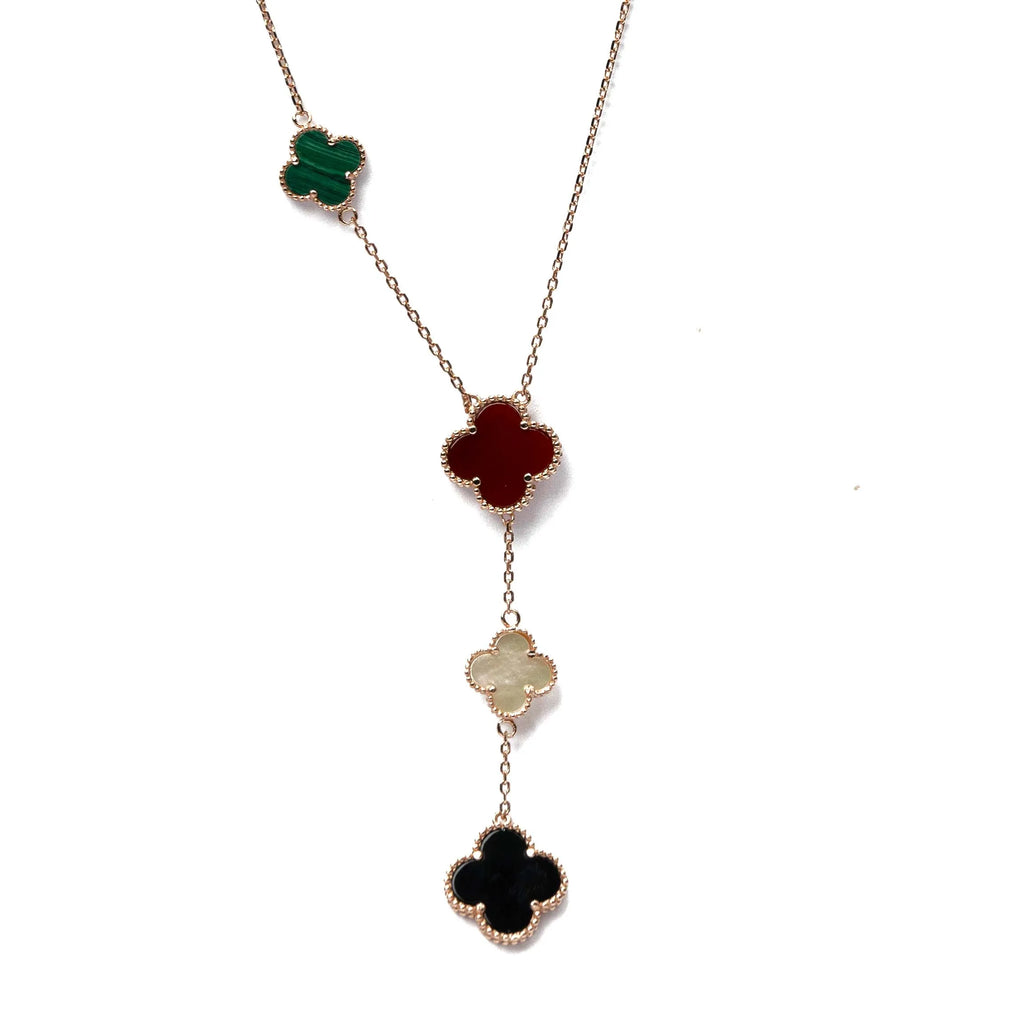 Alizia 4 Colour Cloves Short Necklace