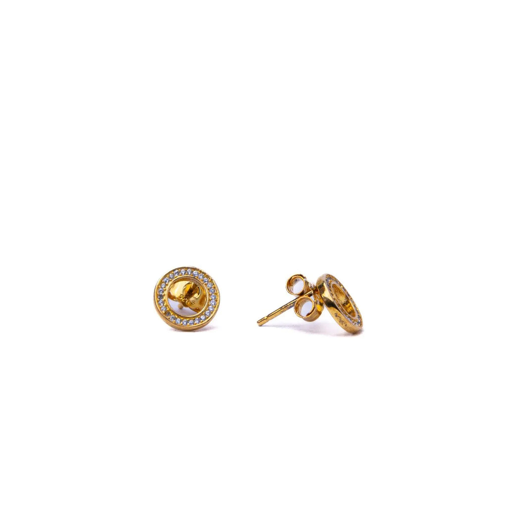 Alizia Hallow Circle Stud Stud Earrings