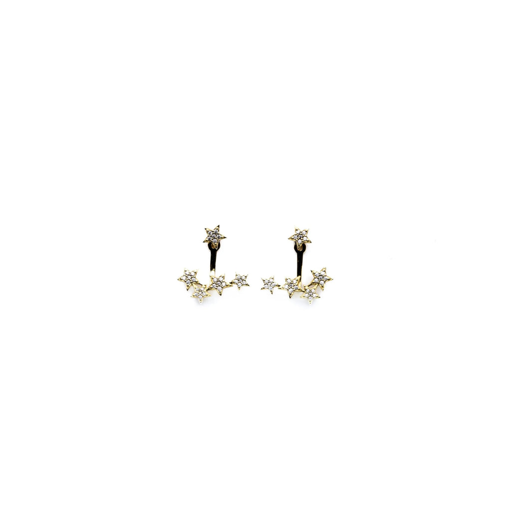 Alizia Star Jacket Drop Earrings