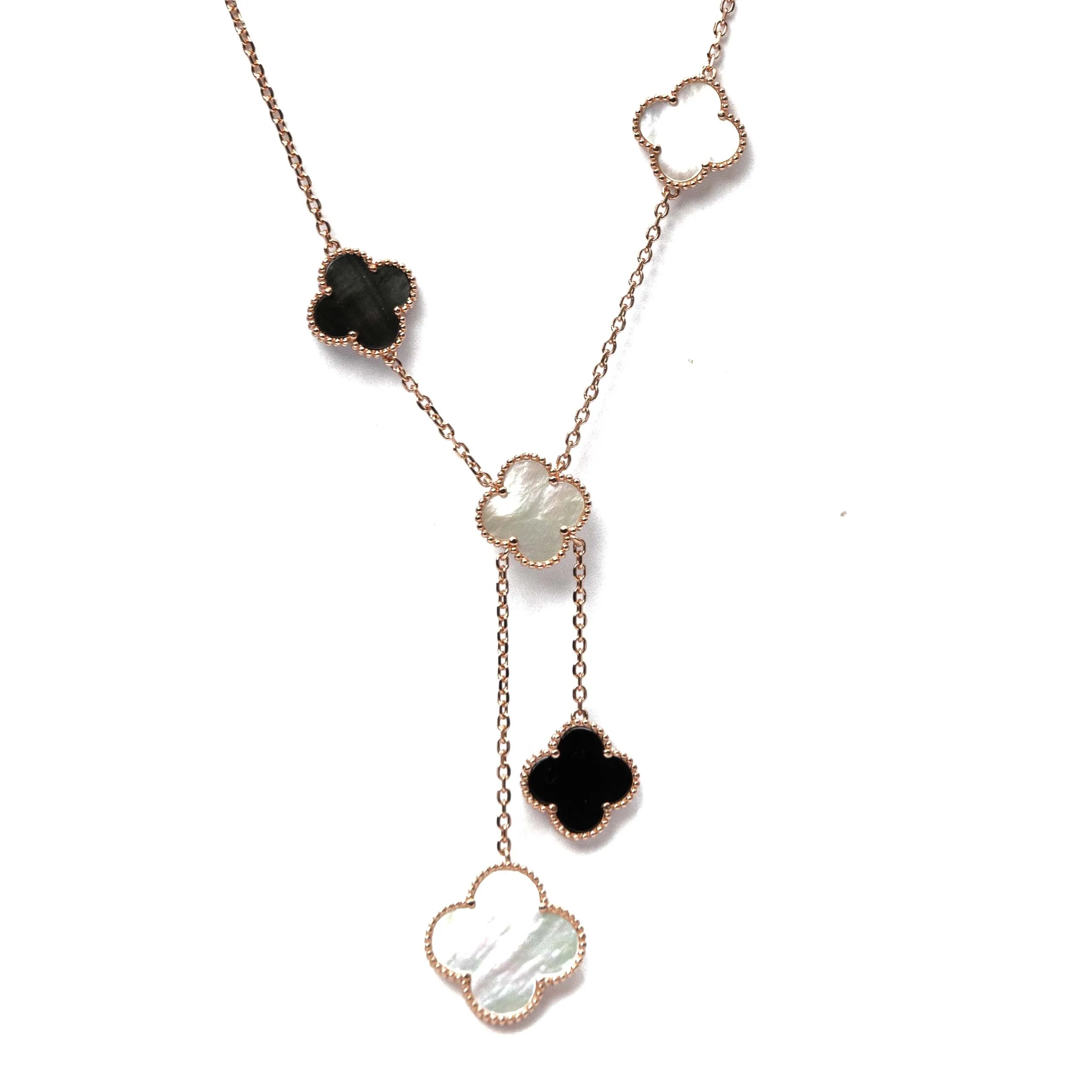 Alizia 2 Size Hanging Cloves Short Necklace