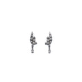 Alizia Silver Diamante Drop Earrings