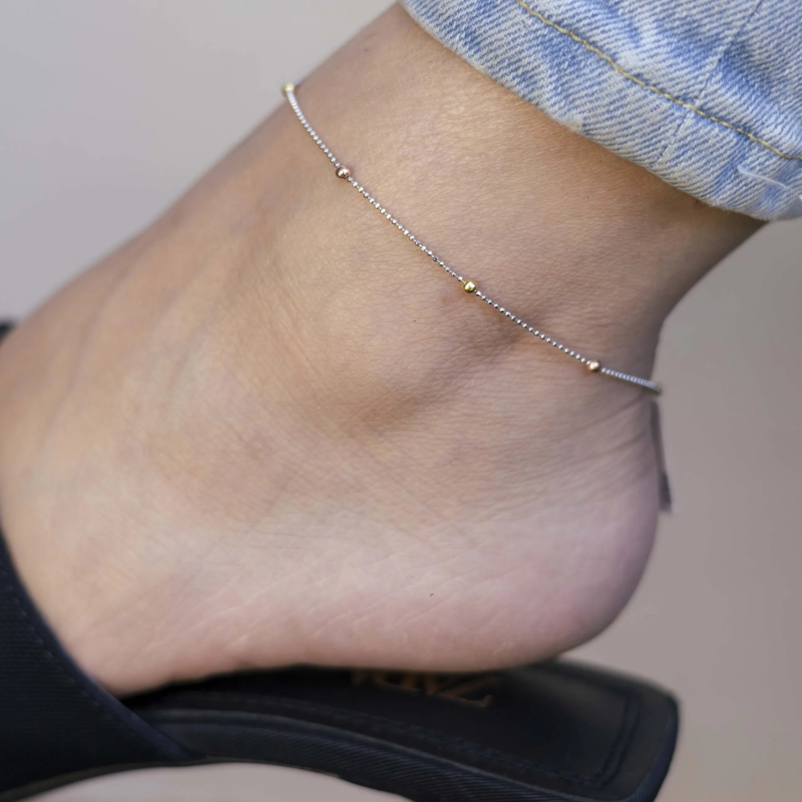 Alizia G Balls Anklet