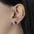Alizia Pear Stone Stud Earrings