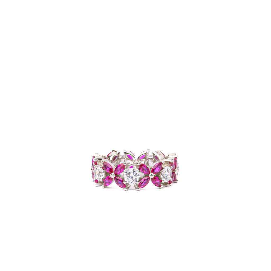 Alizia Crystal Leaf Ring Size 6