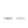 Alizia Ring with Pave Band Ring
