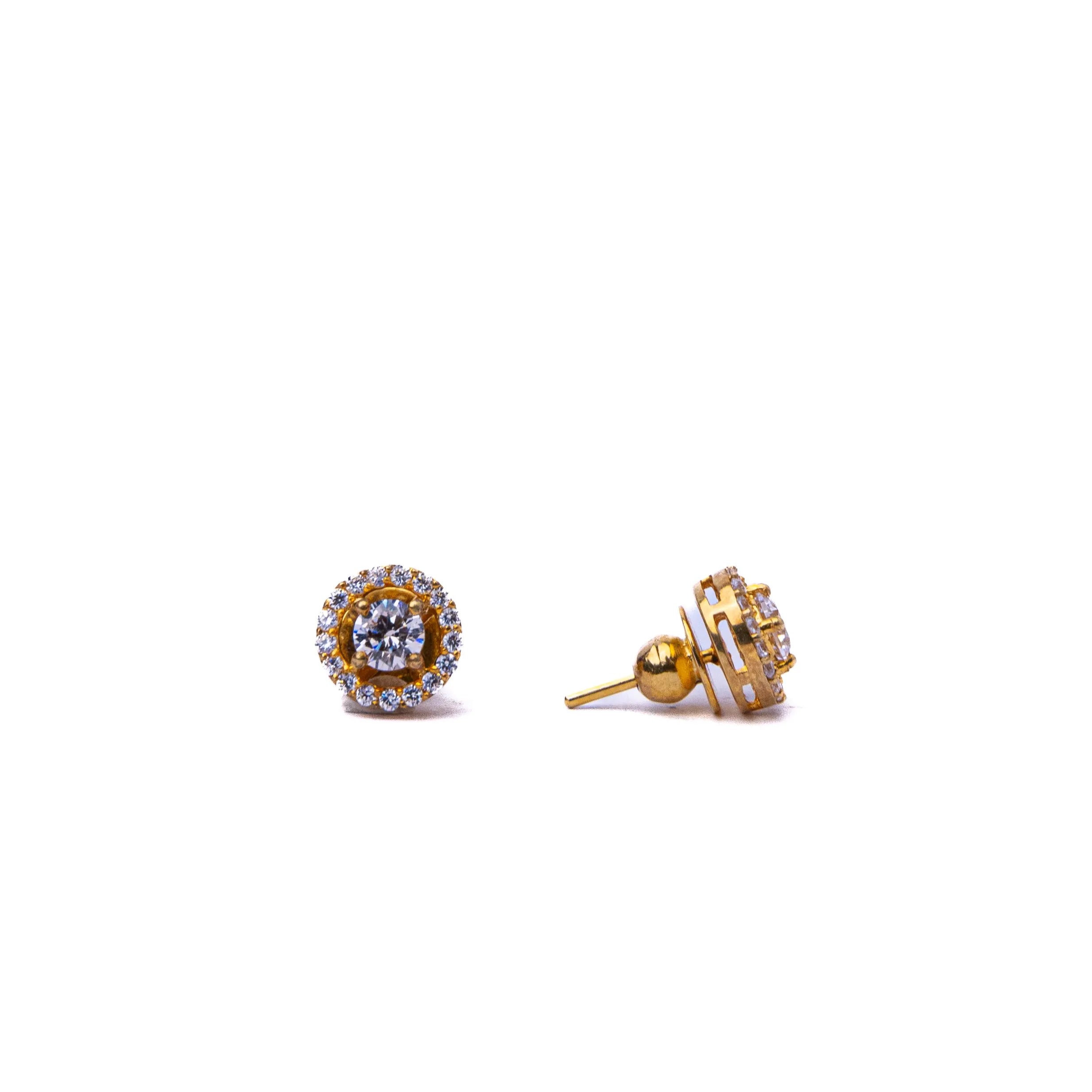 Alizia Halo Stud Stud Earrings
