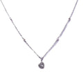 Alizia Dainty Heart Drop Short Necklace