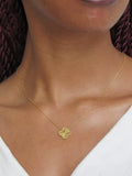 Alizia Thin Matte Single Clove Necklace