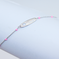 Alizia Pink Ball Butterfly Kiddie Bracelet