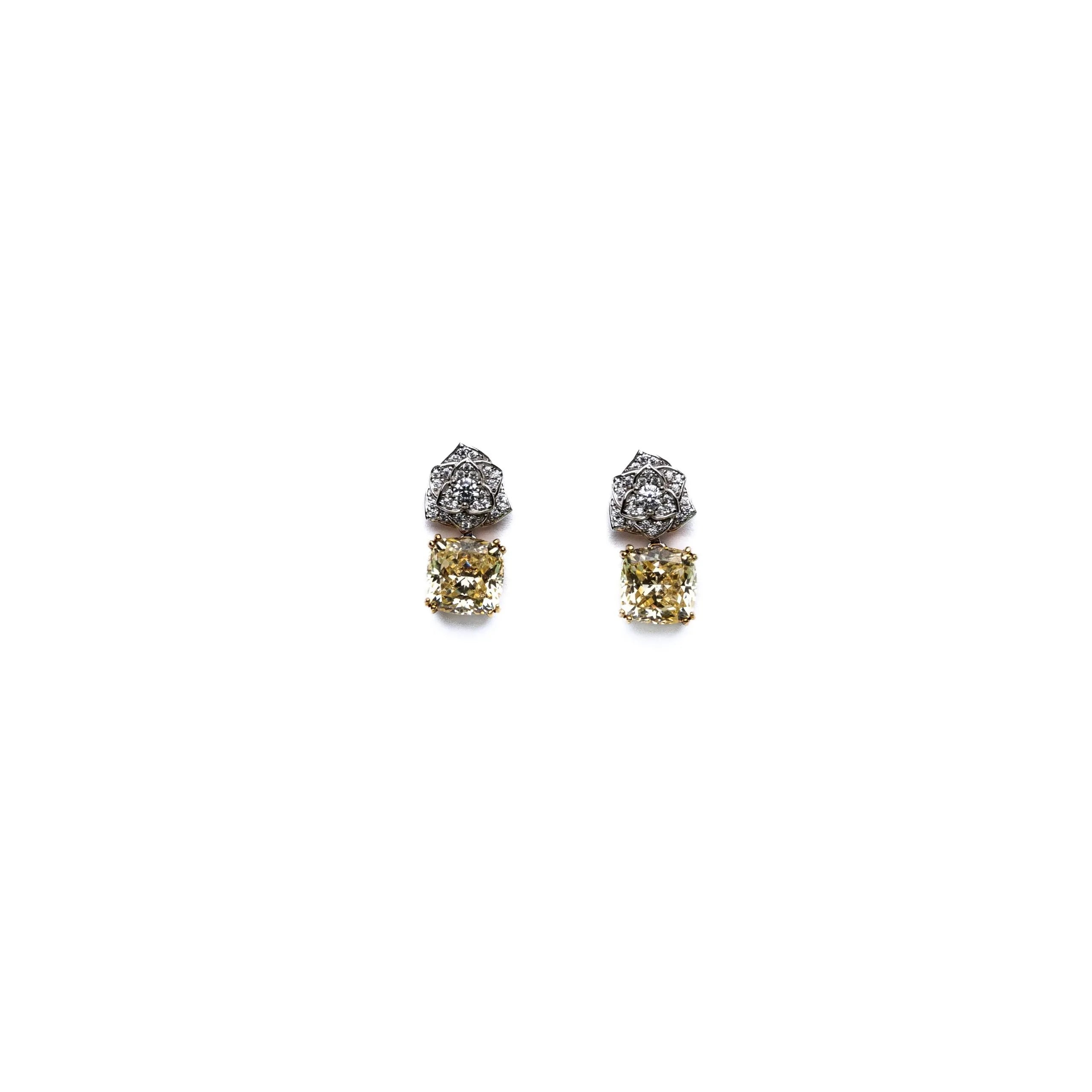 Alizia Rose and Jewel Drop Earrings