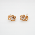 Alizia 5 Leaf Mini Clover Stud Kiddie Earrings