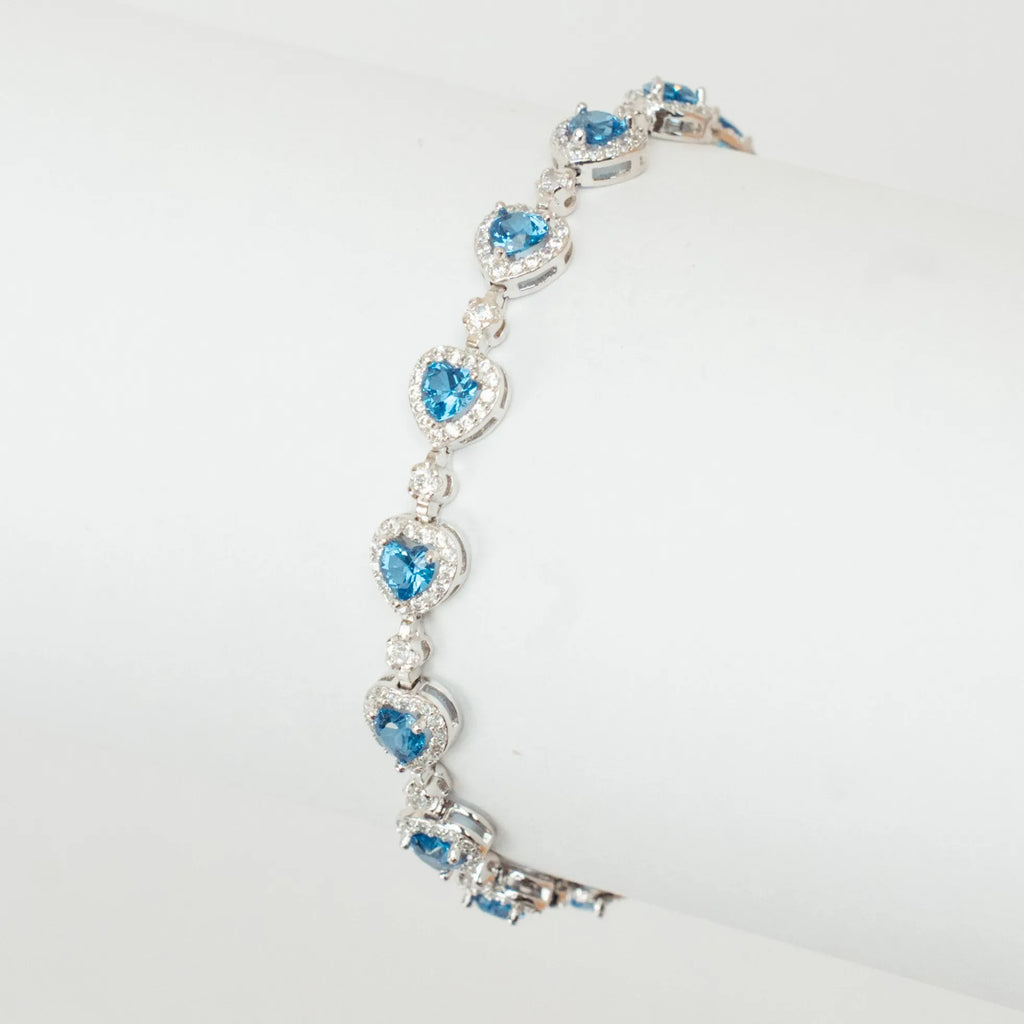 Alizia Heart Tennis Bracelet