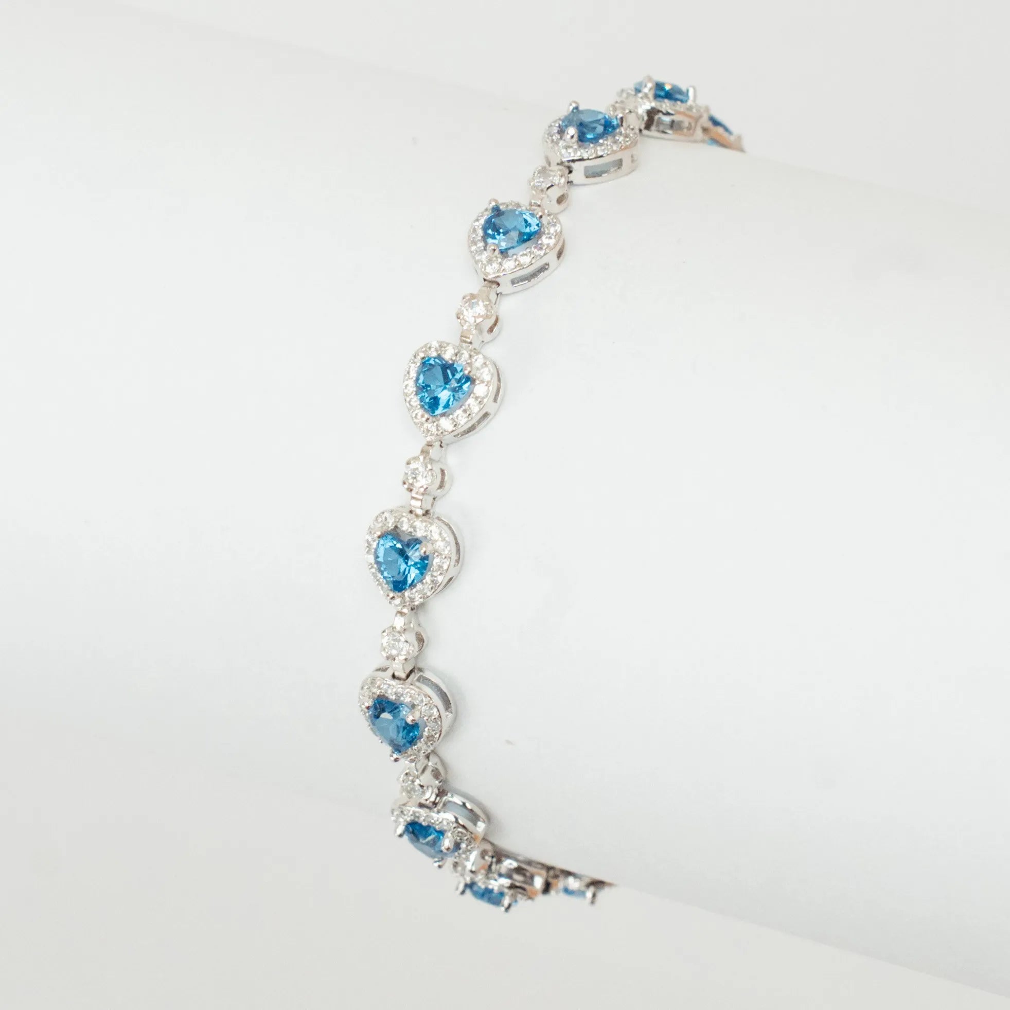 Alizia Heart Tennis Bracelet