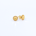 Alizia Honeycomb Round Stud