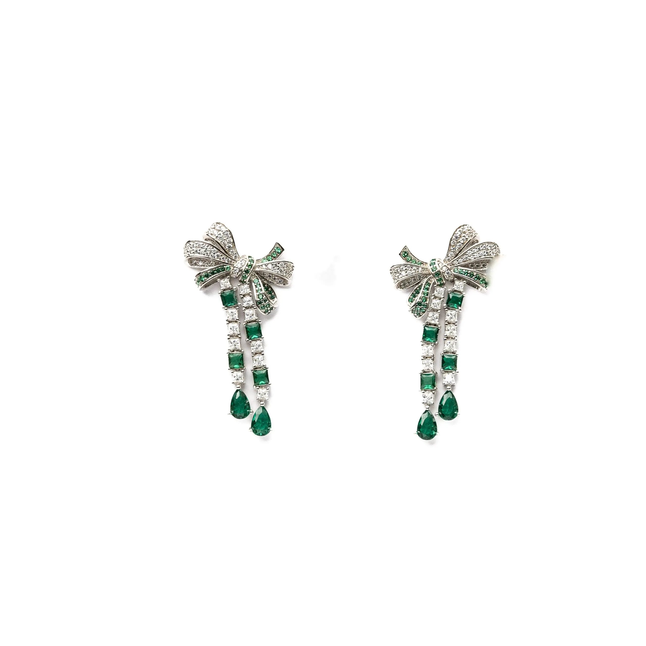 Alizia Emerald Fancy Drop Earrings