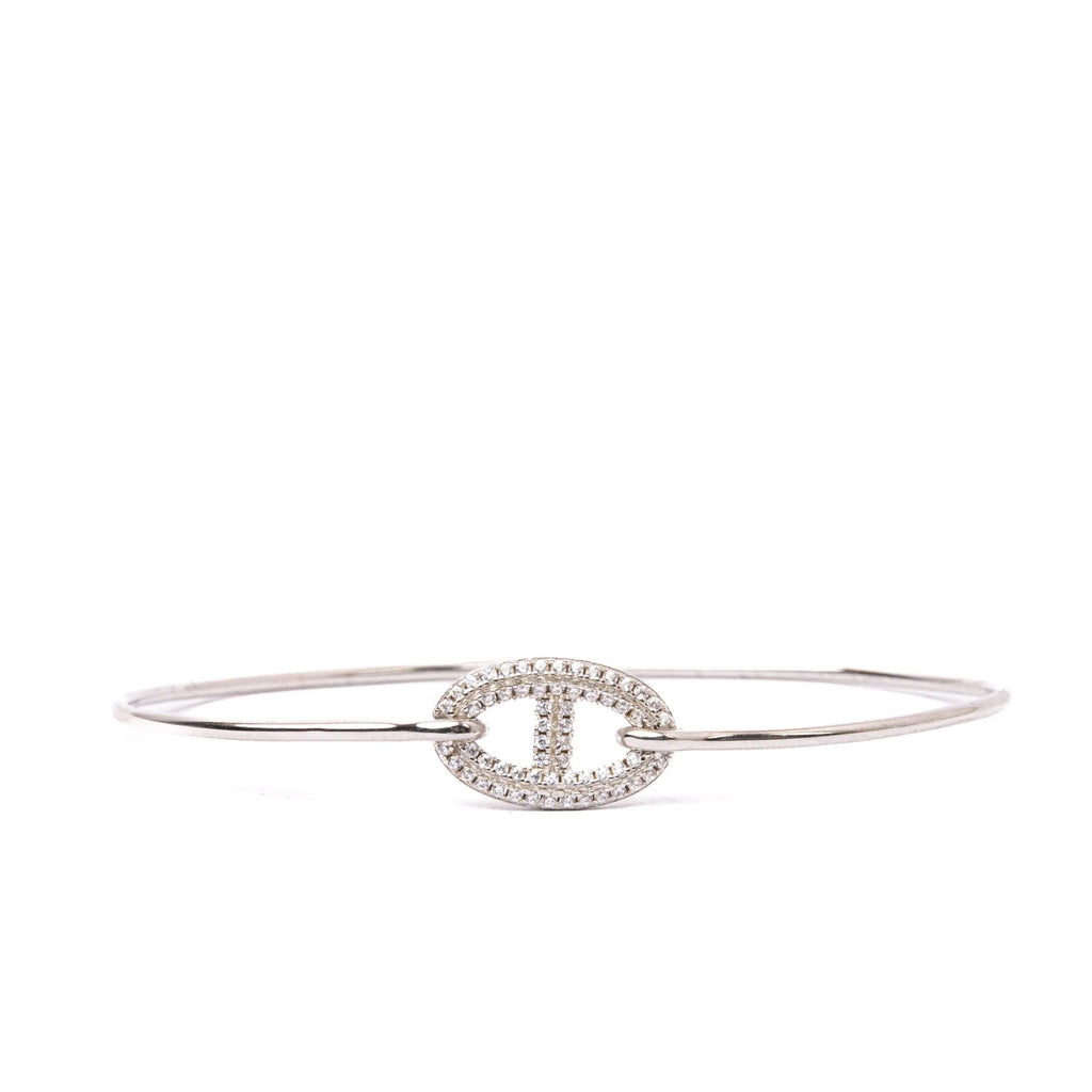 Alizia Dainty Oval Bangle