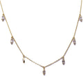 Alizia Multiple Teardrops Short Necklace