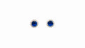 Alizia Oval Stone Stud Earrings