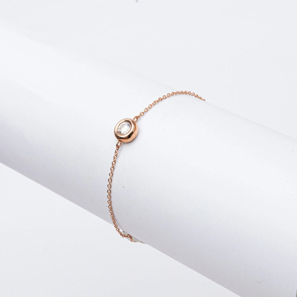 Alizia Moissanite Rose Bracelet