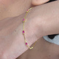 Alizia Crystal Rectangle Bracelet