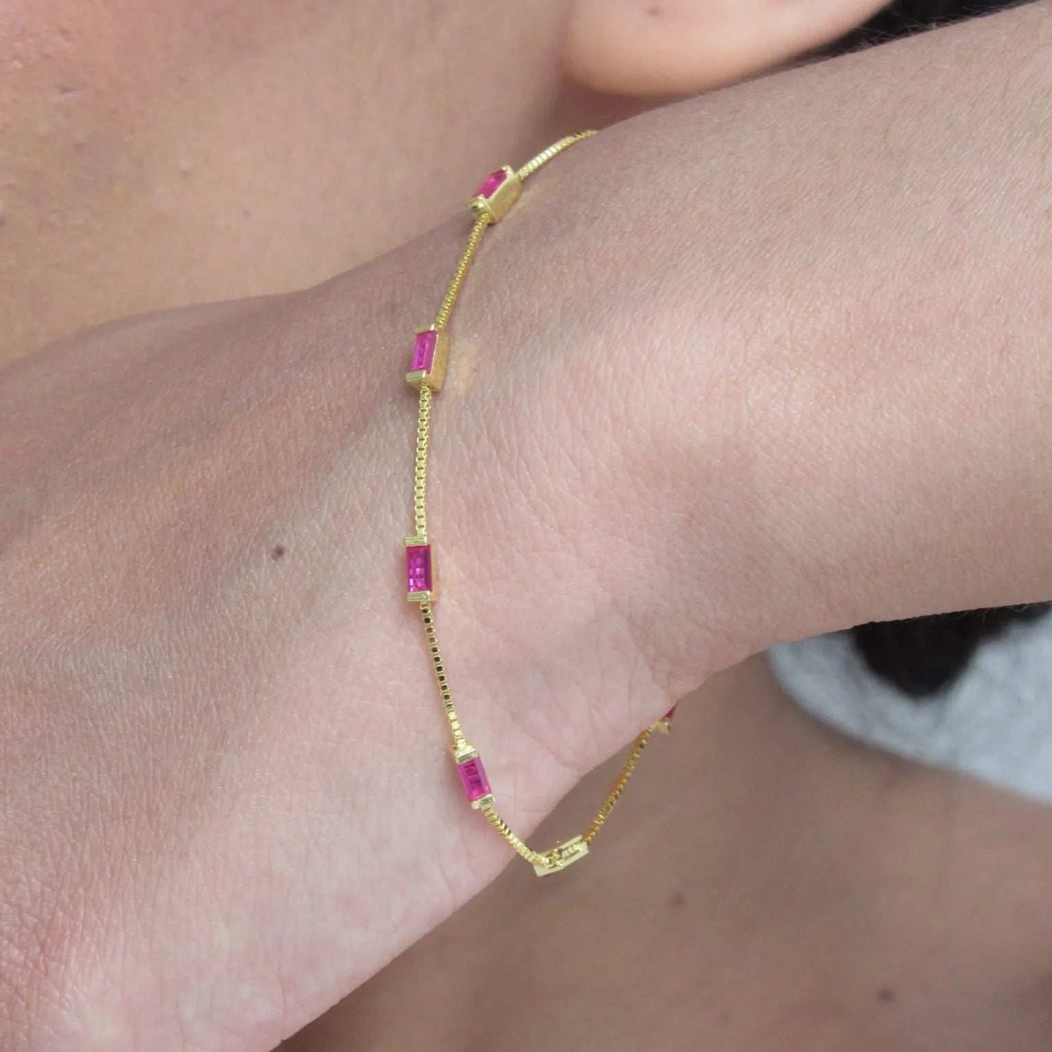 Alizia Crystal Rectangle Bracelet