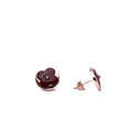 Alizia Flower Rose Stud Earrings