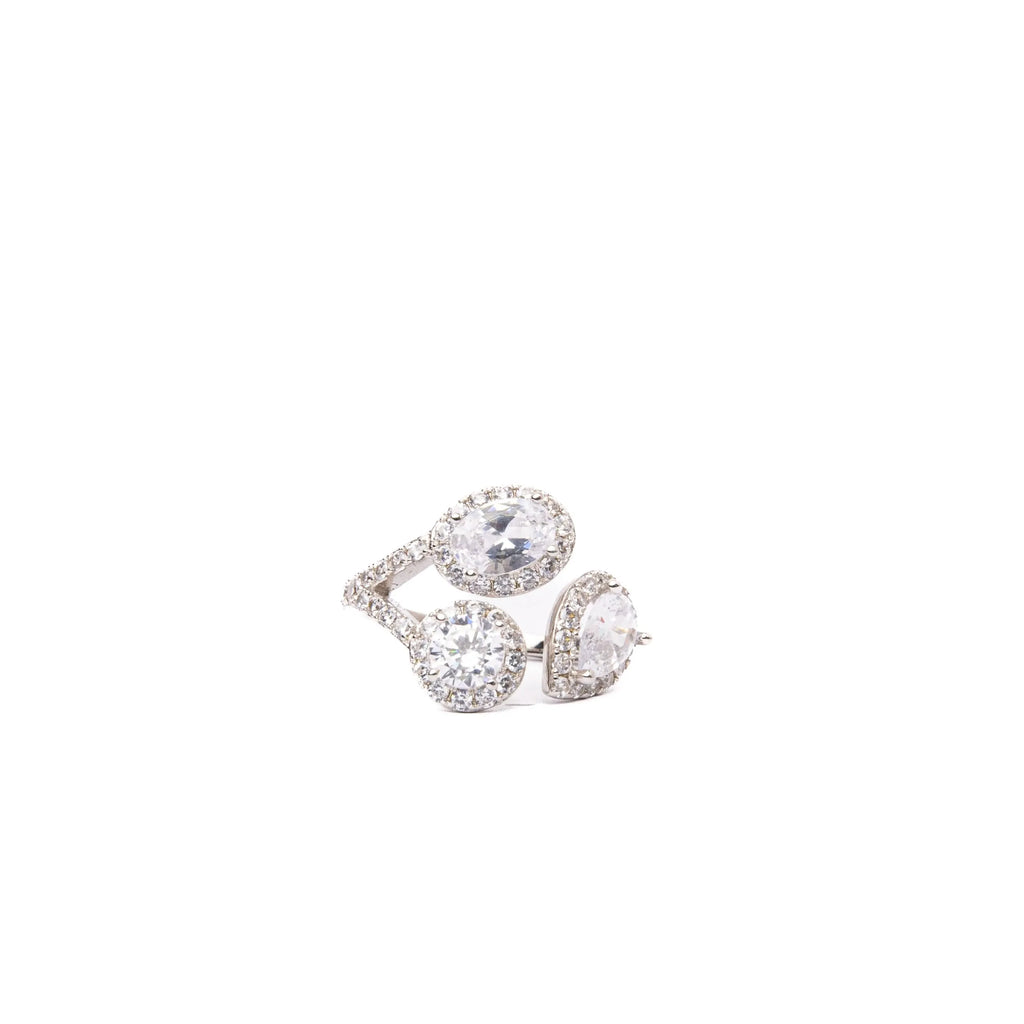 Alizia 3 Shaped Drape Ring
