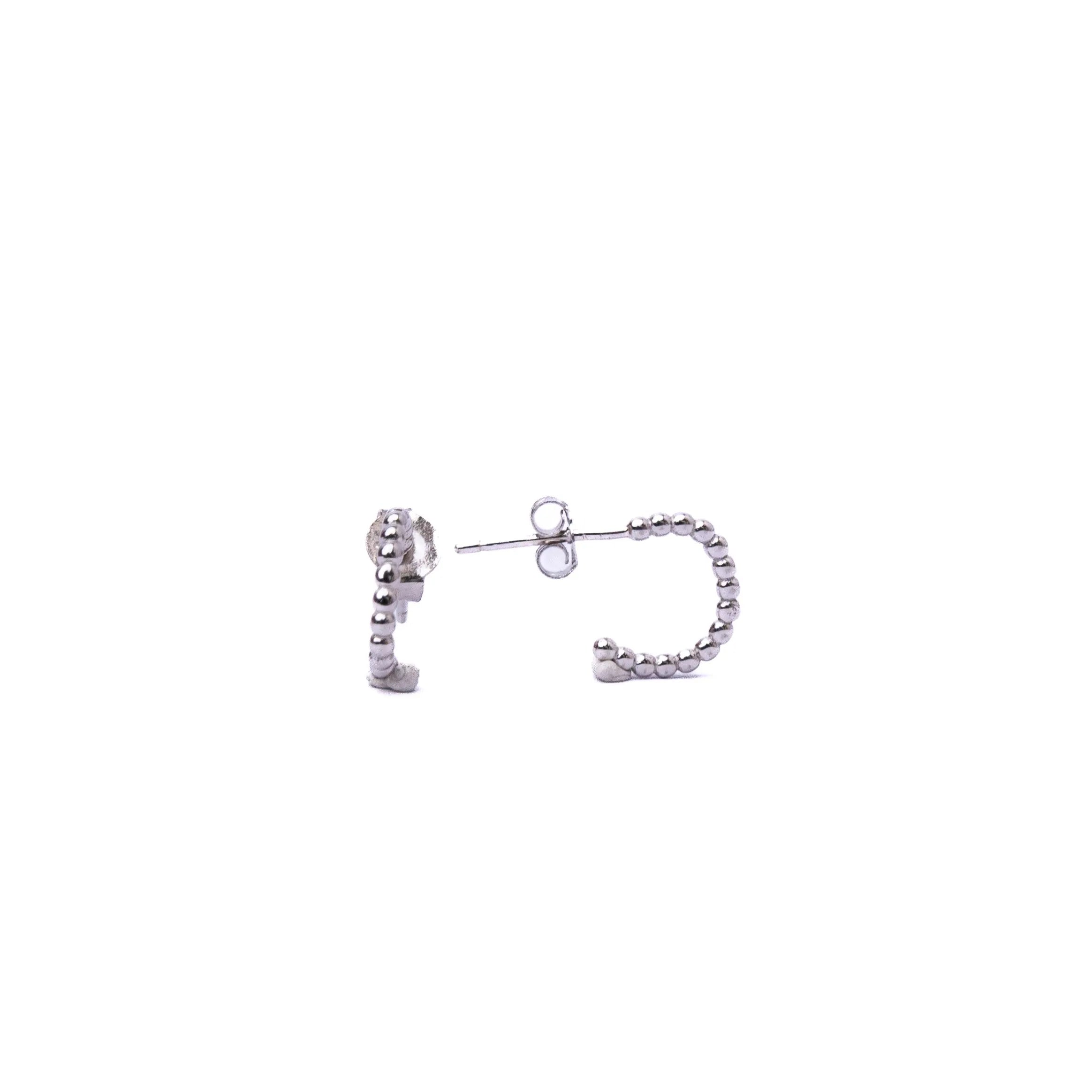 Alizia Bubble Mini Hooped Earrings