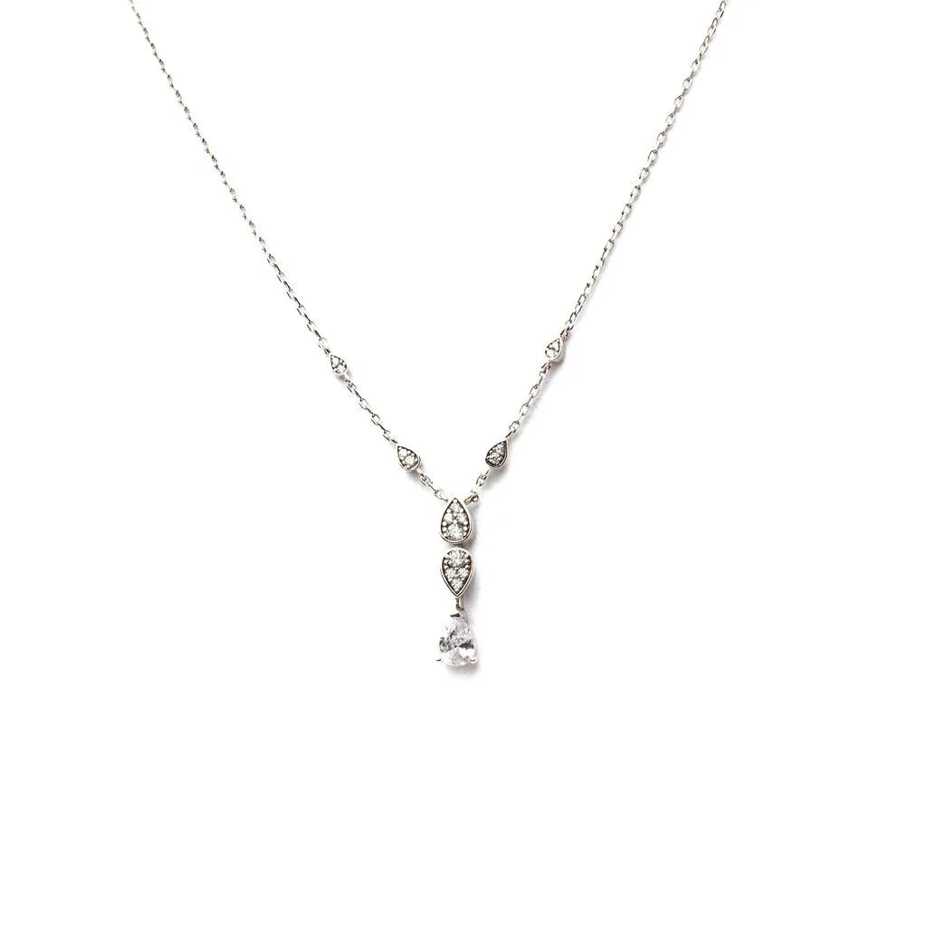 Alizia Pear Shaped Charms Short Necklace