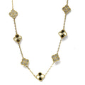 Alizia Half Embellished Cloves Long Necklace