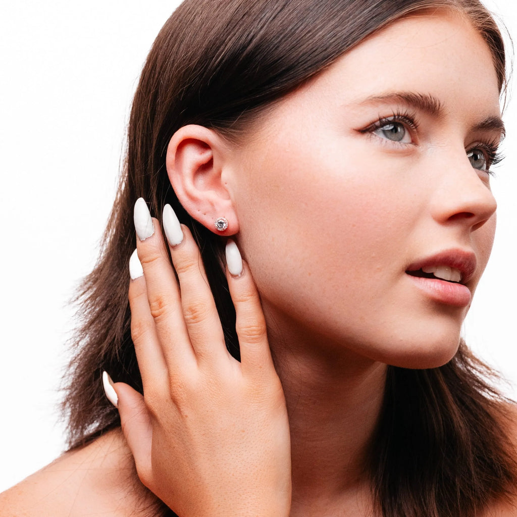 Alizia Small Halo Outline Earring