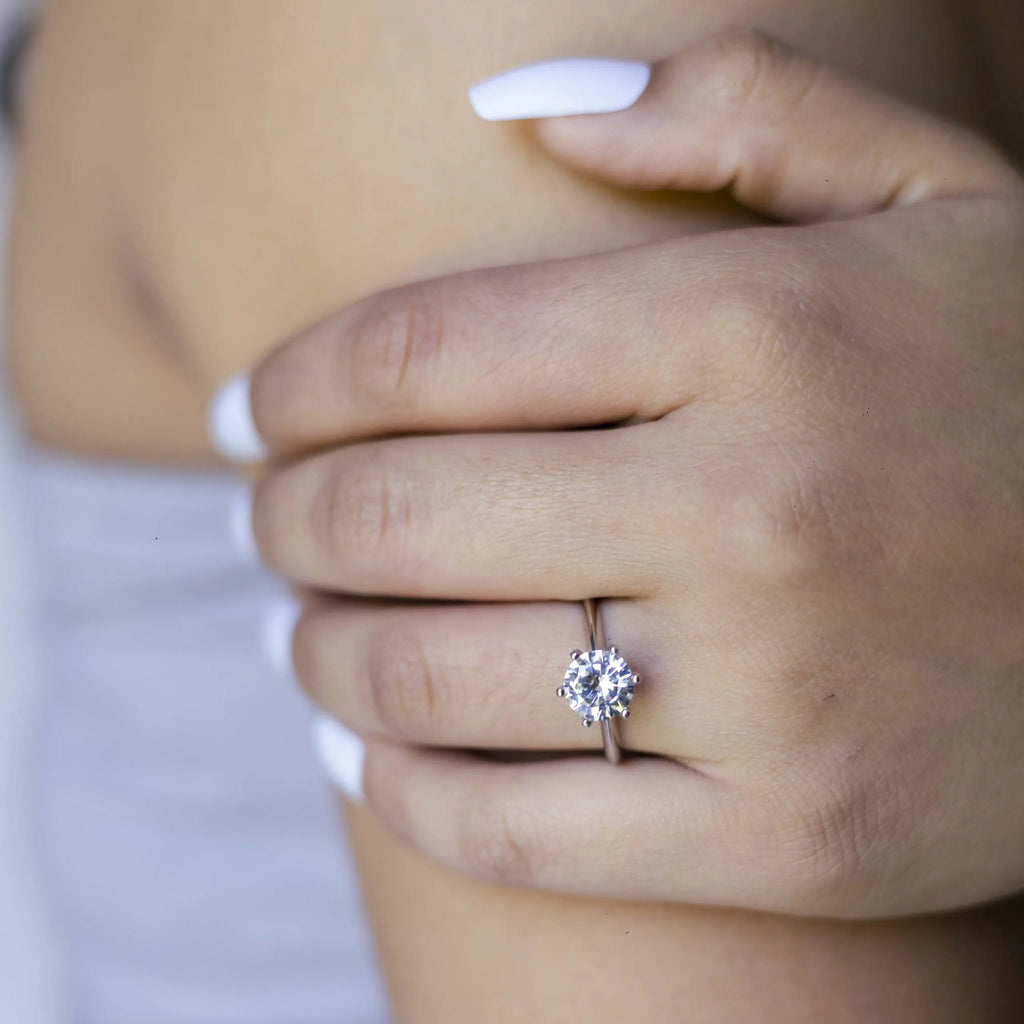 Alizia Diamond High Ring