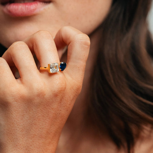 Alizia 2 Stone Ring
