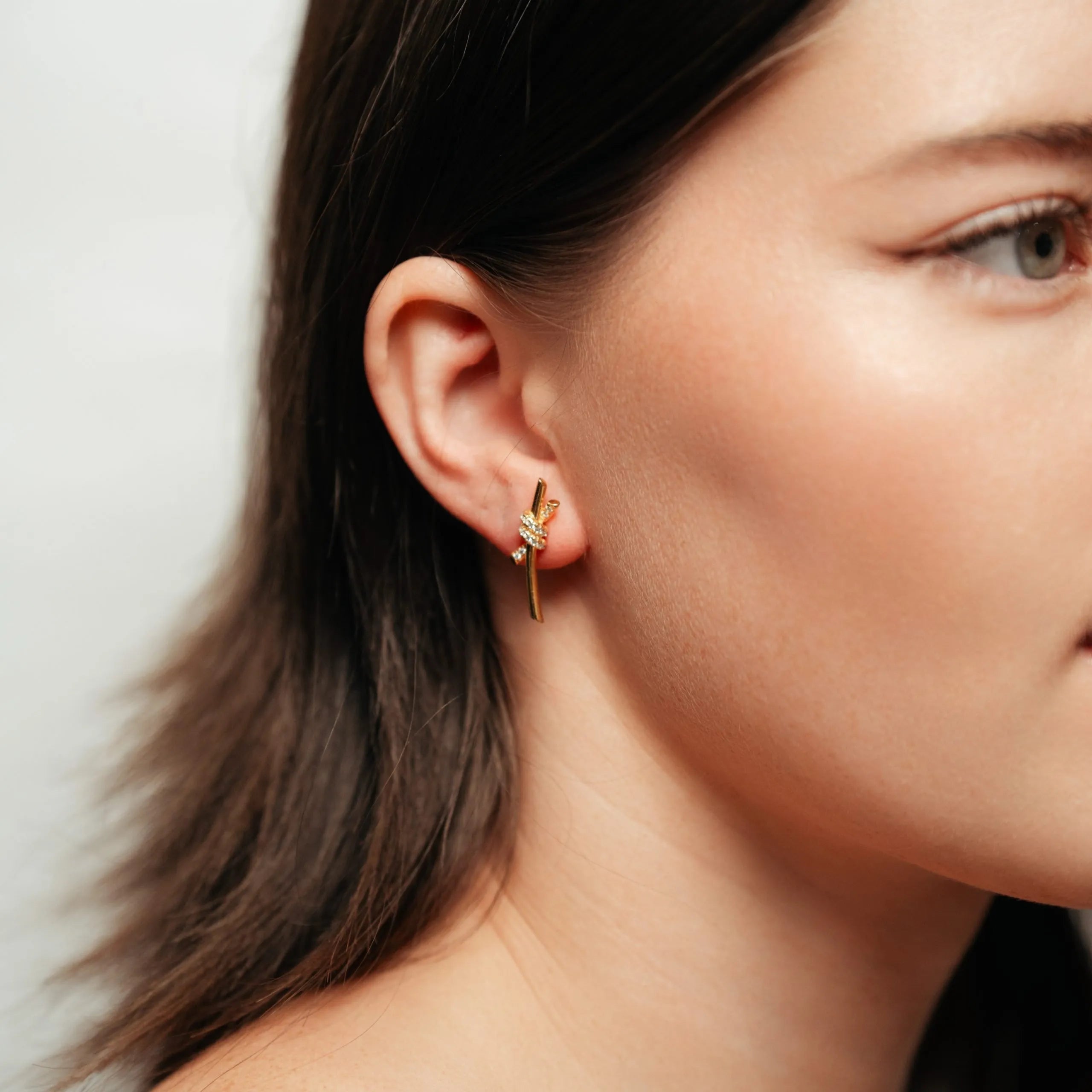 Alizia Double Knot Drop Earrings