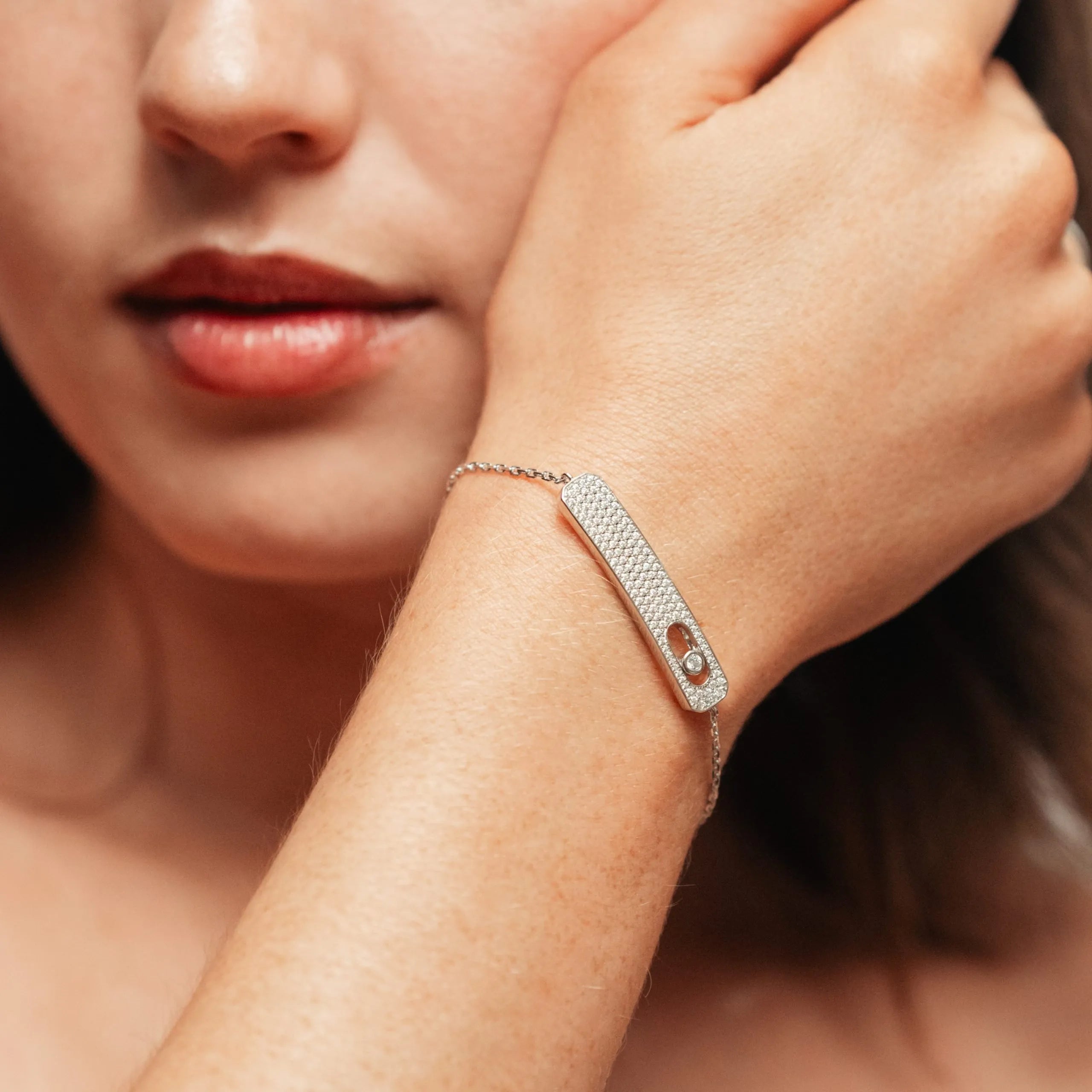 Alizia Crystal Rectangle Majestic Bracelet
