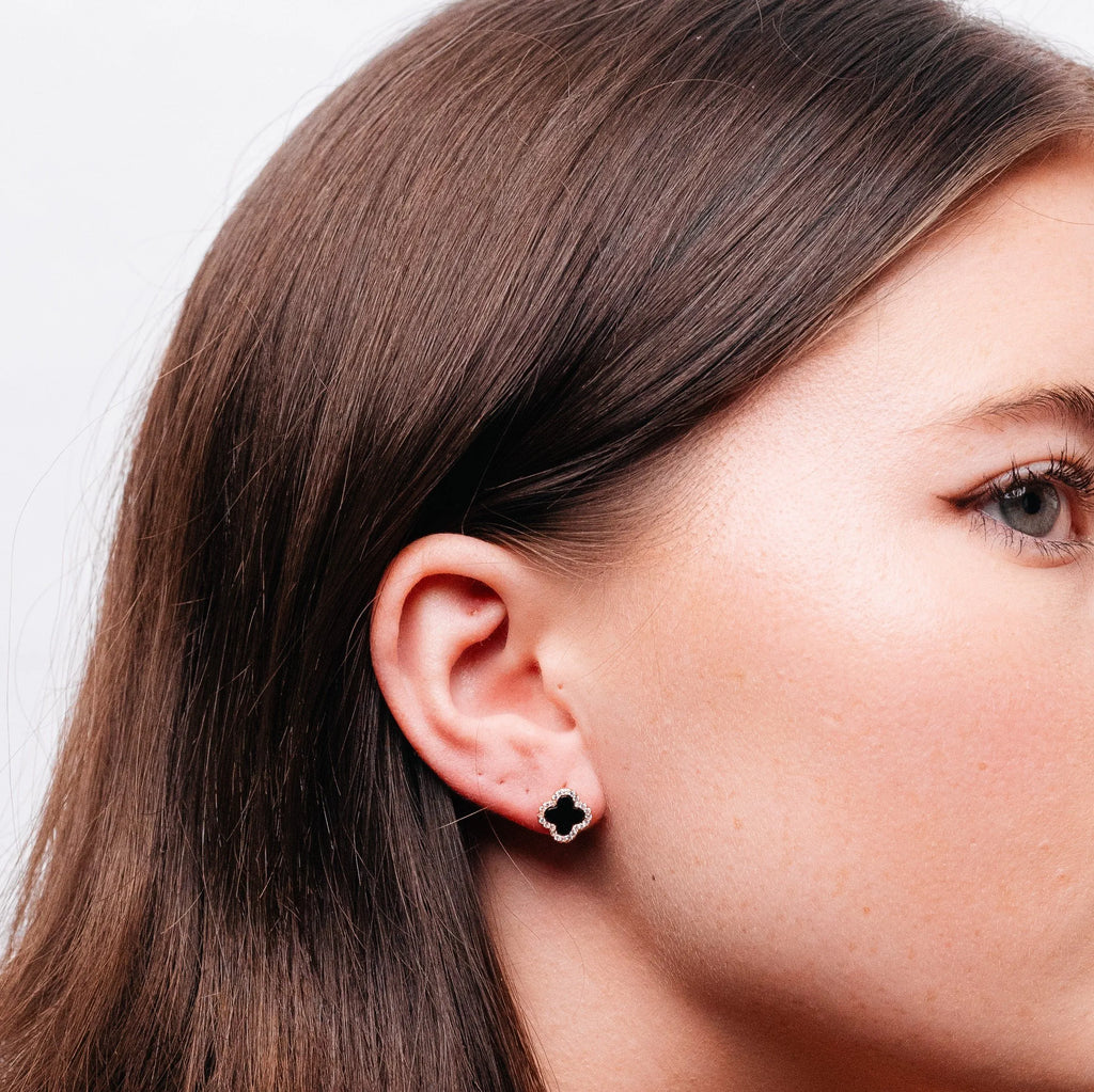 Alizia Crystal Clove Stud Earrings