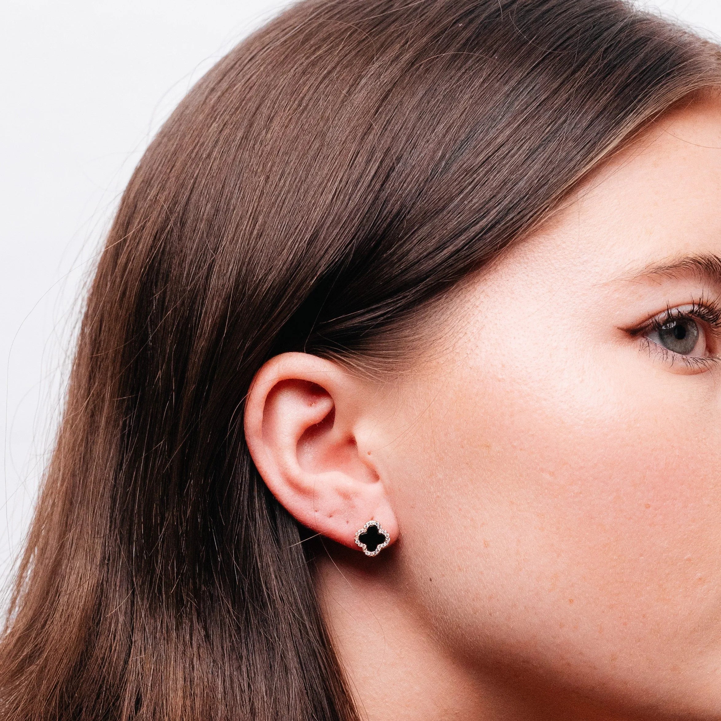 Alizia Crystal Clove Stud Earrings