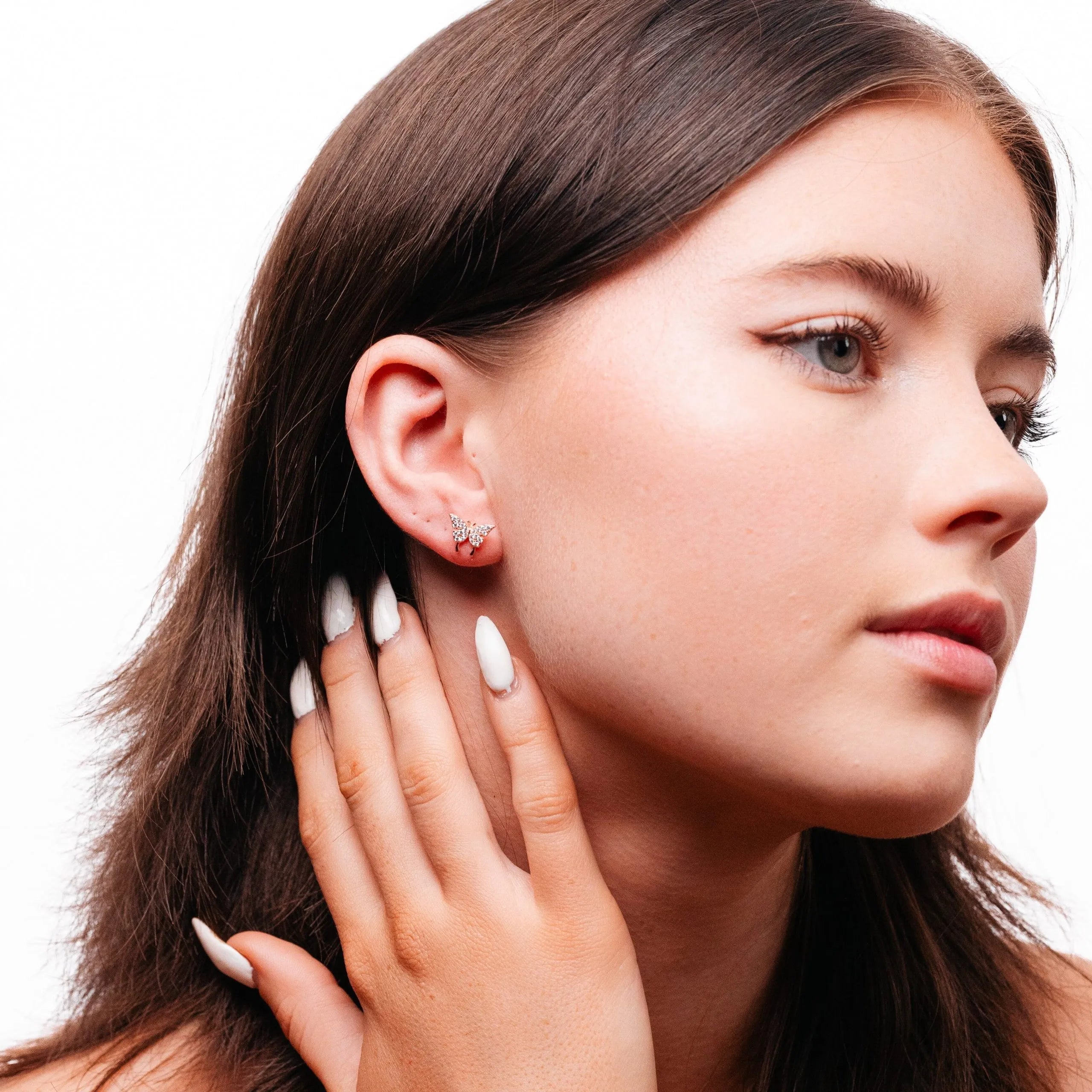 Alizia Crystal Butterfly Earring