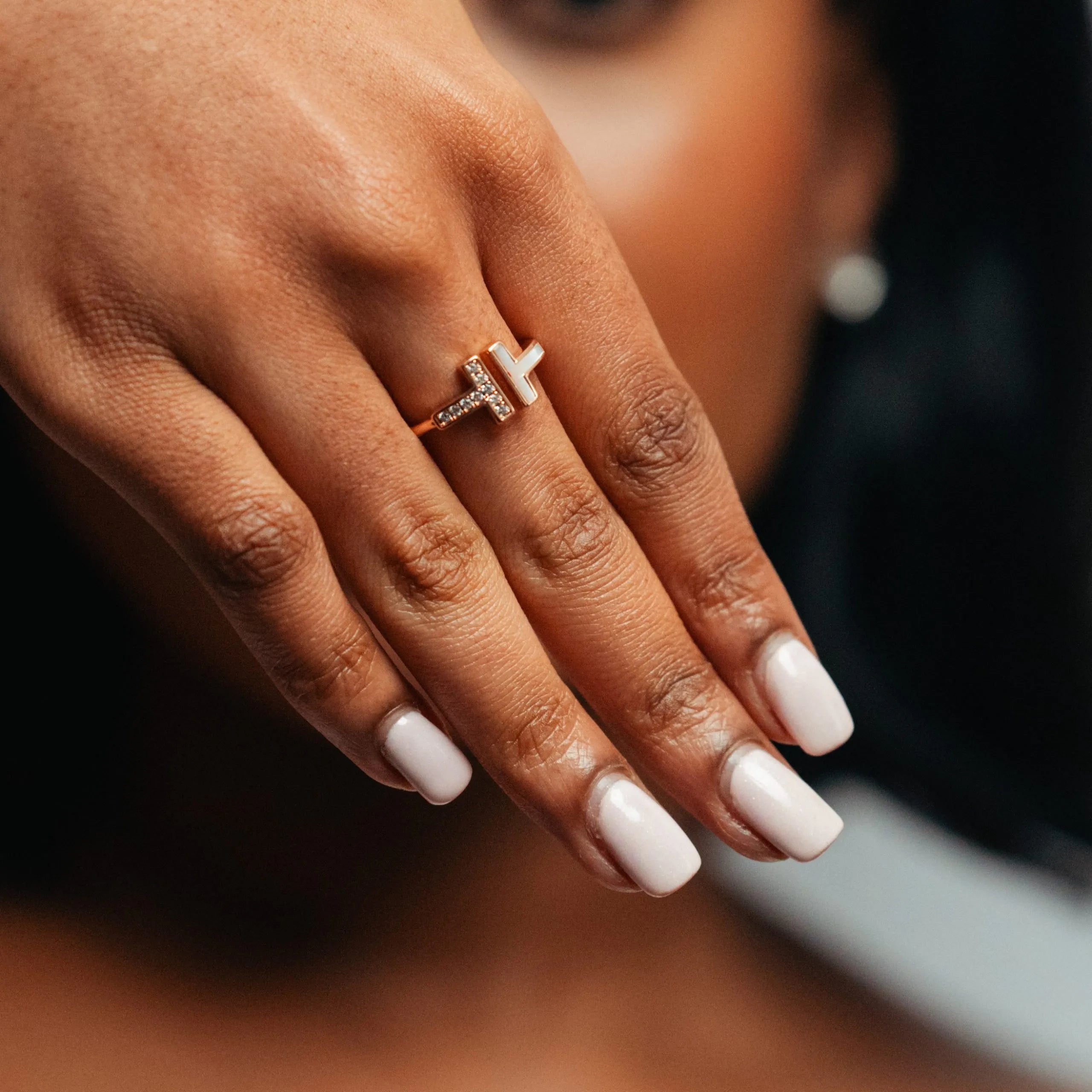 Alizia Mirror T Ring