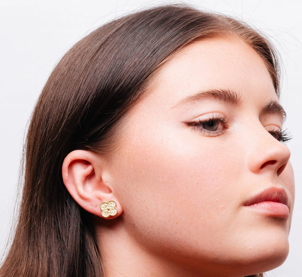 Alizia Matte Clove Stud Earrings